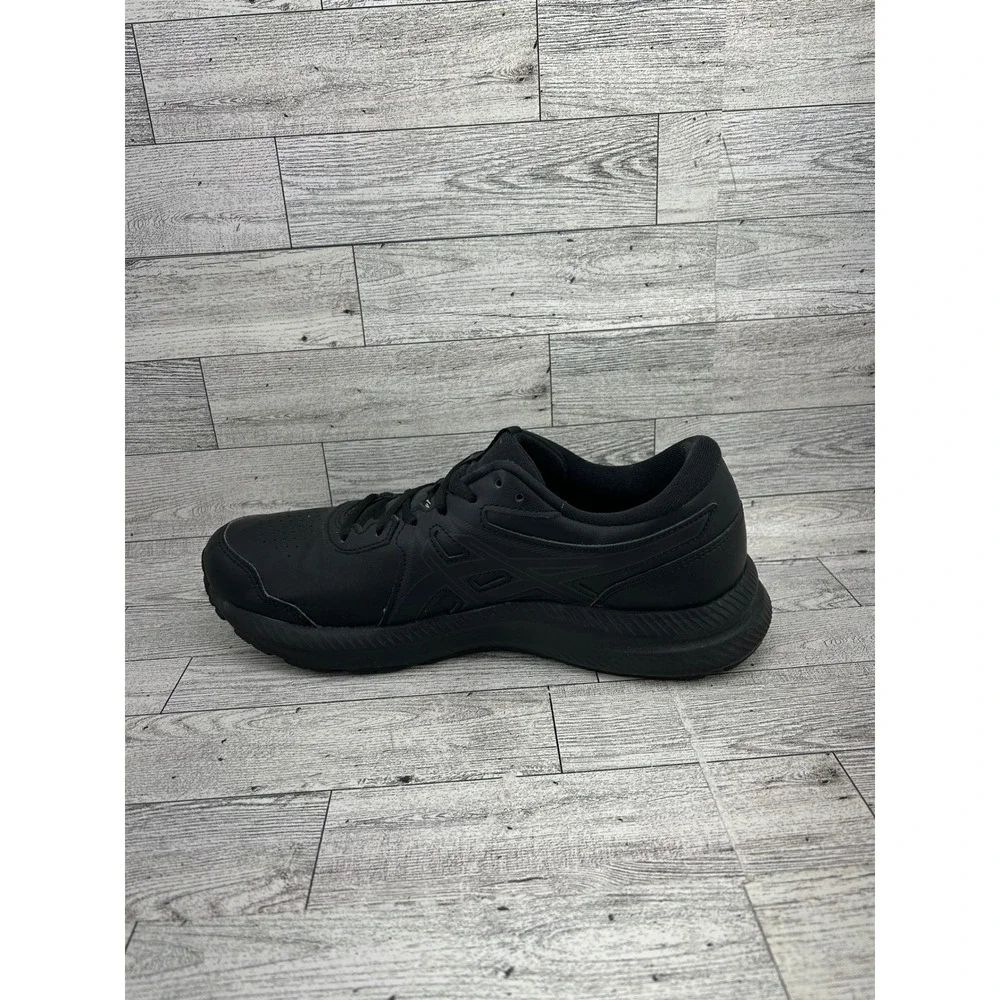 Asics Gel-Contend 7 Women Walking Shoes Black Leather 1132A057 Size‎ 9.5